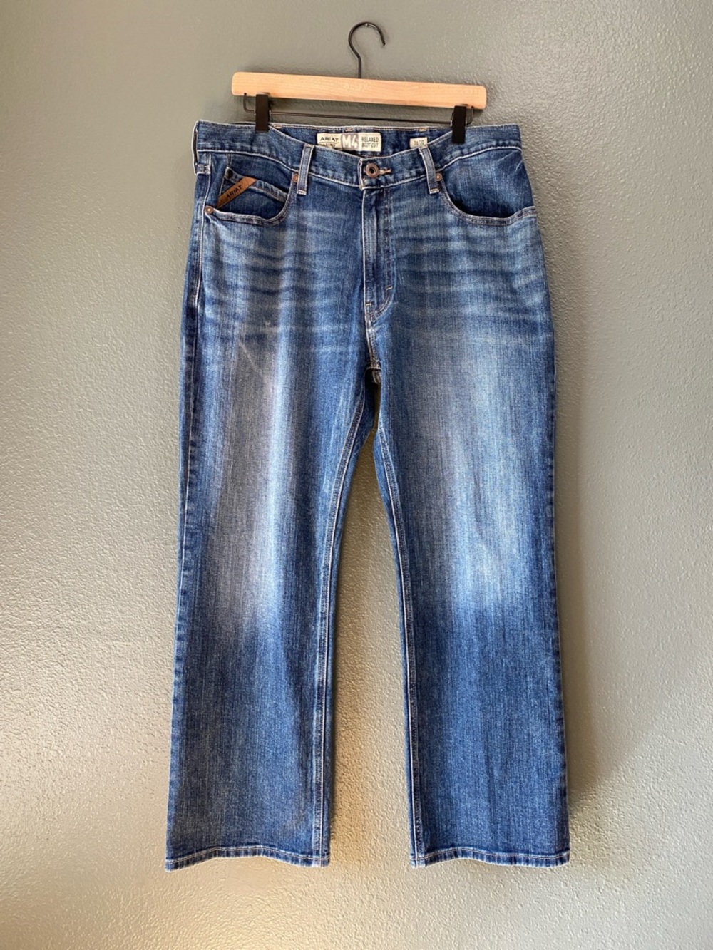 Ariat M4 Relaxed Bootcut 36x30 - measures 36 x 29 inseam #2 FREEMAN